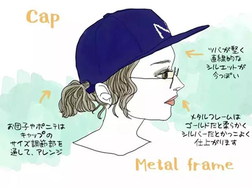 接地氣的小仙女一定要看看！冬天佩戴上帽子和眼鏡